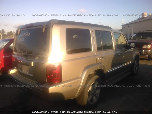 1J8HG48N36C266912 - 2006 JEEP COMMANDER Qəhvəyi foto 4