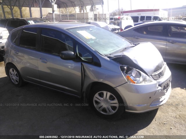 JHMGE87219S015306 - 2009 HONDA FIT GRAY photo 1