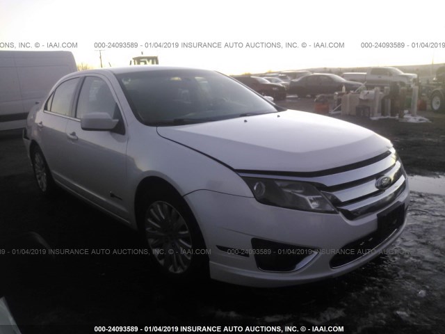 3FADP0L38AR412614 - 2010 FORD FUSION HYBRID WHITE photo 1