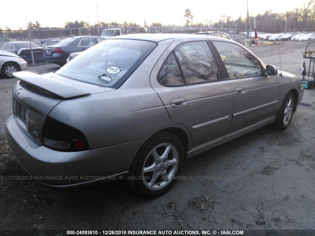 3N1AB51DX2L711193 - 2002 NISSAN SENTRA SE-R SPEC V GRAY photo 4