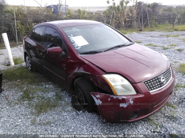 3N1AB61E87L700943 - 2007 NISSAN SENTRA 2.0/2.0S/2.0SL RED photo 1