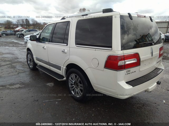 5LMFU28528LJ17866 - 2008 LINCOLN NAVIGATOR 白色 照片 3