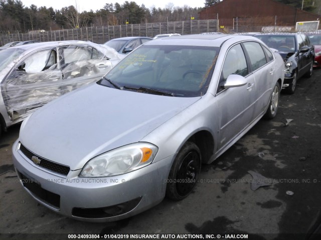 2G1WD57C591148537 - 2009 CHEVROLET IMPALA SS SILVER photo 2