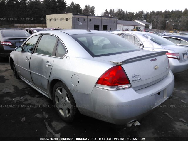 2G1WD57C591148537 - 2009 CHEVROLET IMPALA SS SILVER photo 3