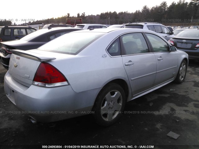 2G1WD57C591148537 - 2009 CHEVROLET IMPALA SS SILVER photo 4