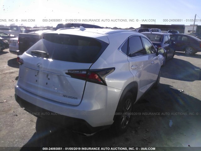 JTJYARBZ9H2066608 - 2017 LEXUS NX 200T/BASE/F SPORT WHITE photo 4