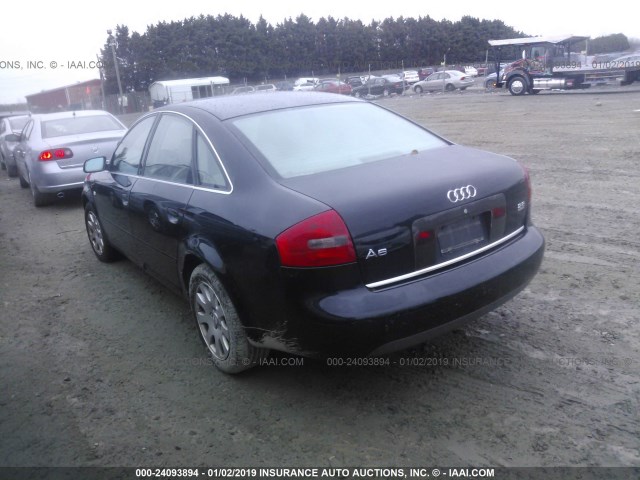 WAUEH64B81N160433 - 2001 AUDI A6 2.8 QUATTRO BLACK photo 3