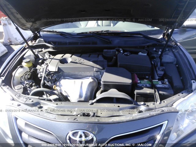 4T1BF3EK9BU219825 - 2011 TOYOTA CAMRY SE/LE/XLE 灰色 照片 10