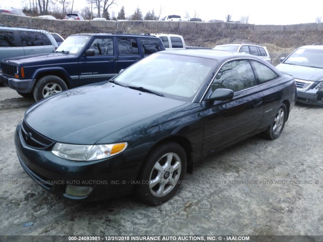 2T1CF22P5XC161168 - 1999 TOYOTA CAMRY SOLARA SE/SLE Yaşıl foto 2