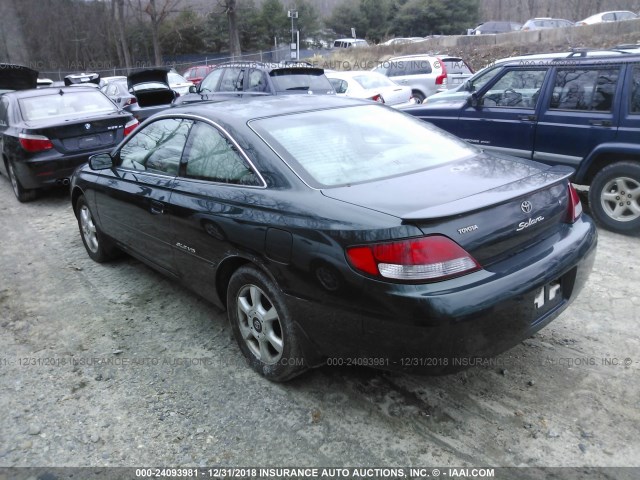 2T1CF22P5XC161168 - 1999 TOYOTA CAMRY SOLARA SE/SLE GREEN photo 3