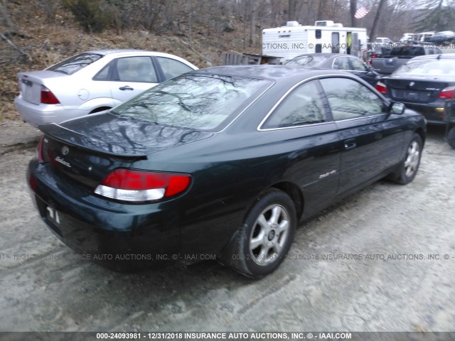 2T1CF22P5XC161168 - 1999 TOYOTA CAMRY SOLARA SE/SLE Yaşıl foto 4