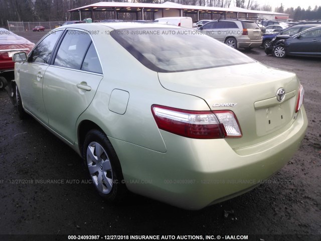 4T1BB46K08U039092 - 2008 TOYOTA CAMRY HYBRID GREEN photo 3