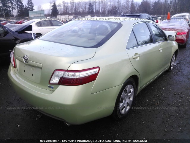 4T1BB46K08U039092 - 2008 TOYOTA CAMRY HYBRID GREEN photo 4