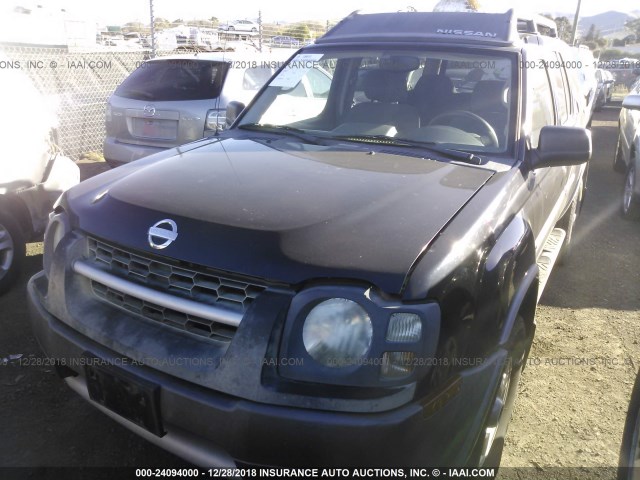 5N1ED28Y43C634099 - 2003 NISSAN XTERRA XE/SE BLACK photo 2