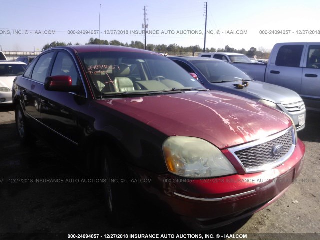 1FAFP24166G110013 - 2006 FORD FIVE HUNDRED SEL MAROON photo 1