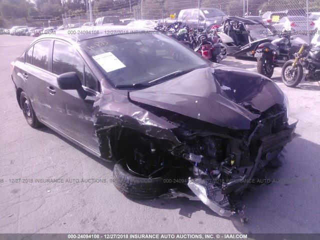 JF1GJAA60DH033730 - 2013 SUBARU IMPREZA PURPLE photo 6