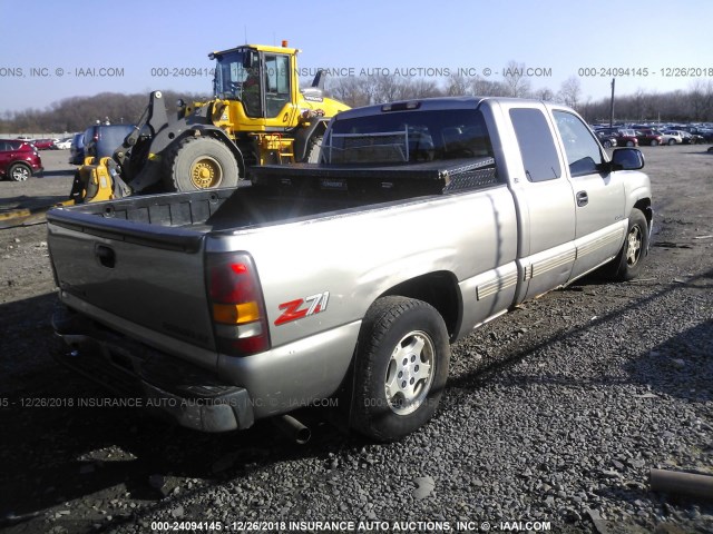 2GCEC19WXX1292510 - 1999 CHEVROLET SILVERADO C1500 GRAY photo 4