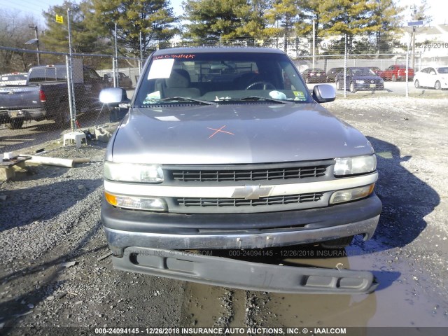 2GCEC19WXX1292510 - 1999 CHEVROLET SILVERADO C1500 GRAY photo 6