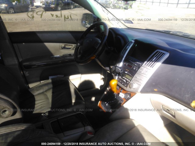 JTJGW31UX72002897 - 2007 LEXUS RX 400H GOLD photo 5