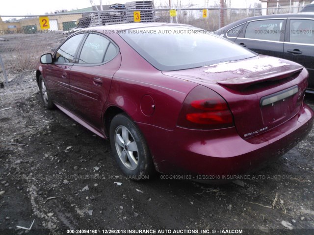2G2WP552X61140359 - 2006 PONTIAC GRAND PRIX წითელი ფოტო 3