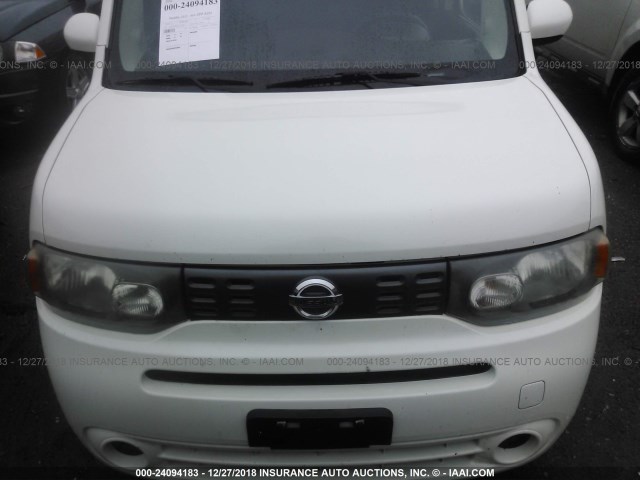 JN8AZ2KR0AT156366 - 2010 NISSAN CUBE S/SL/KROM WHITE photo 6