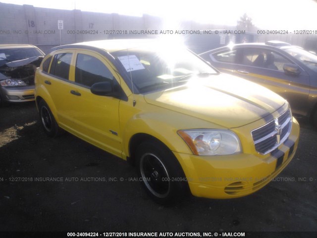 1B3HB48B67D566355 - 2007 DODGE CALIBER SXT YELLOW photo 1