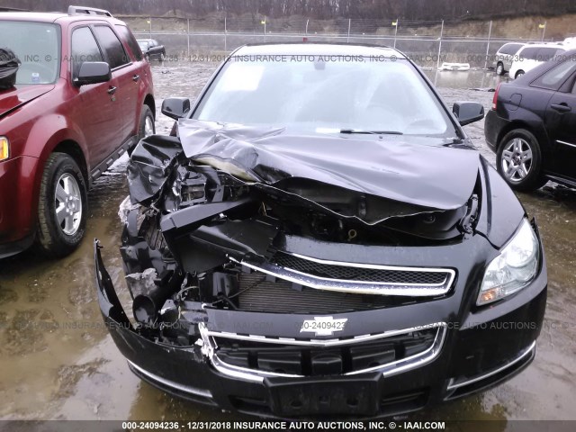 1G1ZC5E11BF261448 - 2011 CHEVROLET MALIBU 1LT BLACK photo 6