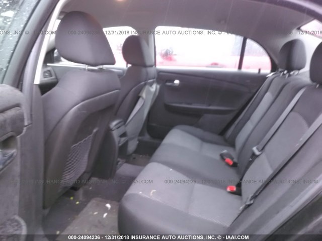 1G1ZC5E11BF261448 - 2011 CHEVROLET MALIBU 1LT BLACK photo 8
