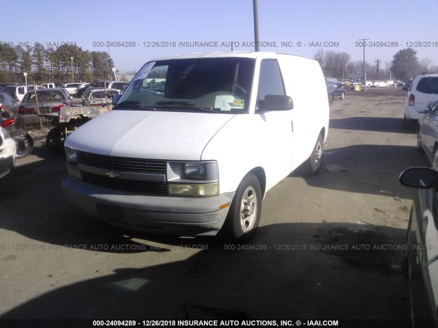 1GCDM19X25B118722 - 2005 CHEVROLET ASTRO WHITE photo 2