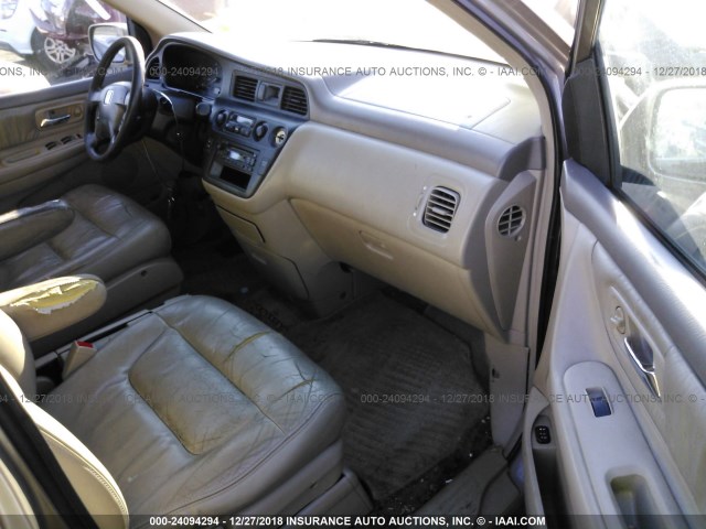 5FNRL18923B102154 - 2003 HONDA ODYSSEY EXL GOLD photo 5