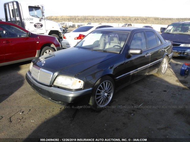 WDBHA28E6TF468763 - 1996 MERCEDES-BENZ C 280 GRAY photo 2