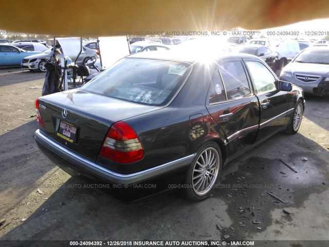 WDBHA28E6TF468763 - 1996 MERCEDES-BENZ C 280 GRAY photo 4