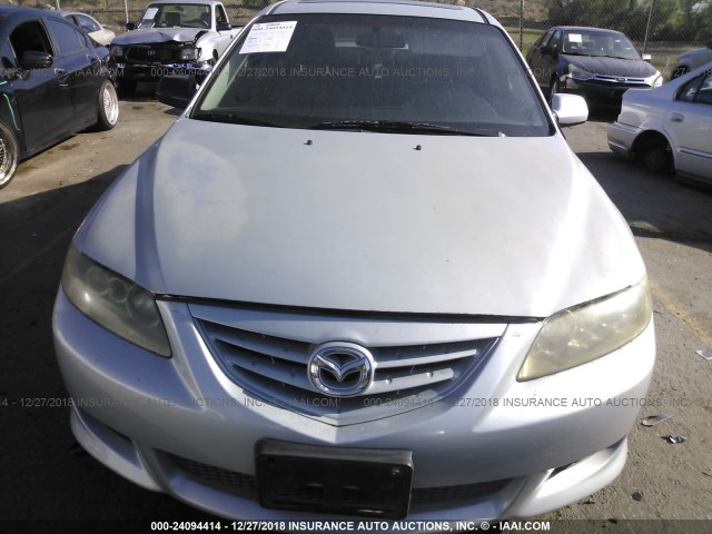 1YVHP80D335M01530 - 2003 MAZDA 6 SILVER photo 6