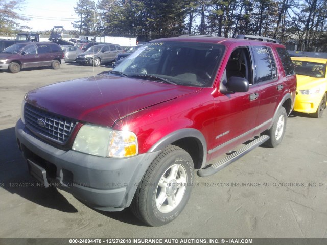 1FMZU72K44UB25323 - 2004 FORD EXPLORER XLS/XLS SPORT RED photo 2