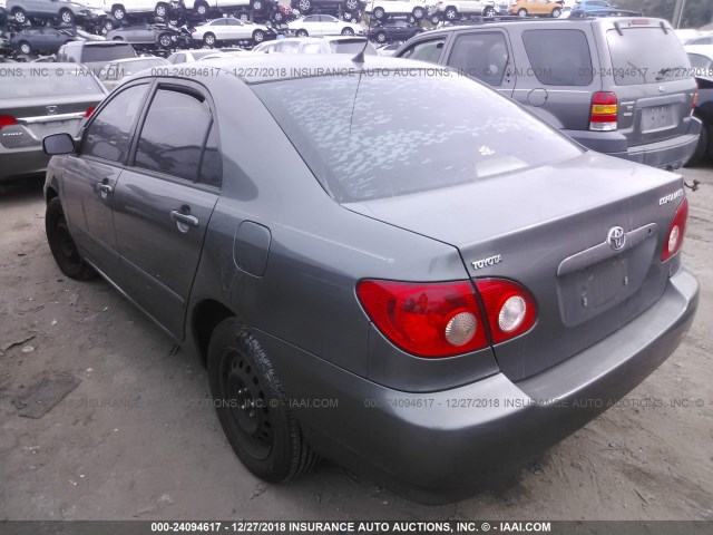 2T1BR32E06C632083 - 2006 TOYOTA COROLLA CE/LE/S GRAY photo 3