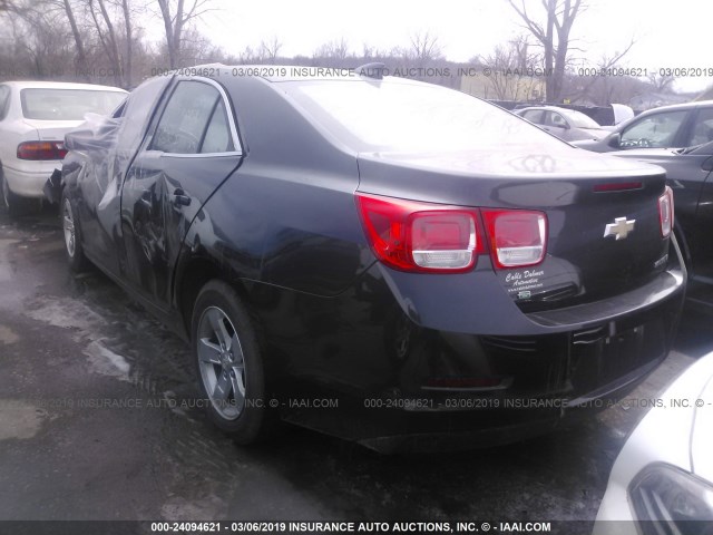 1G11C5SL4FF207330 - 2015 CHEVROLET MALIBU 1LT BLACK photo 3