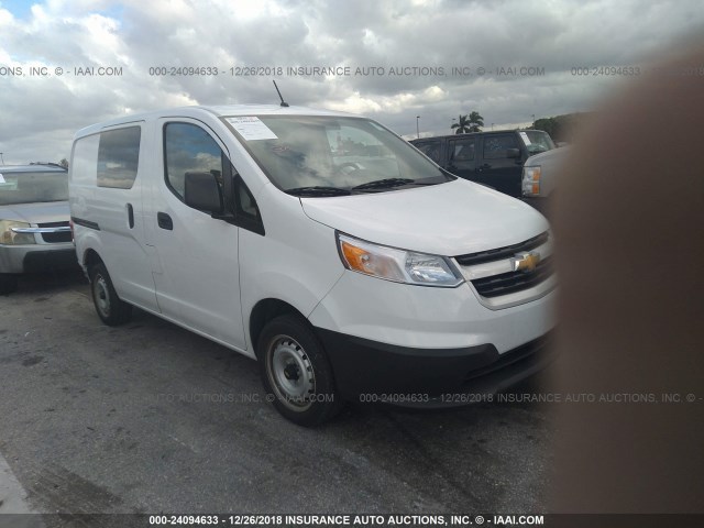 3N63M0ZN5HK702333 - 2017 CHEVROLET CITY EXPRESS LT WHITE photo 1