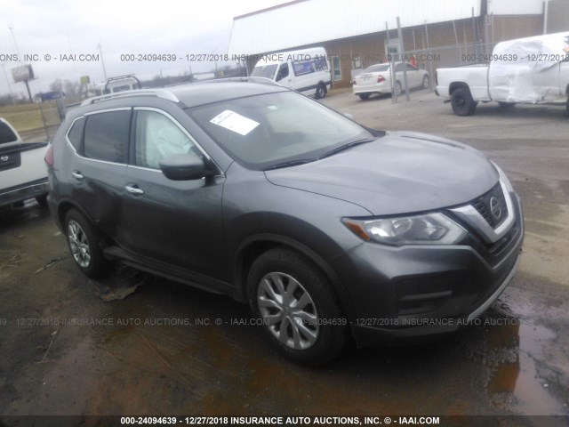 KNMAT2MT2HP576624 - 2017 NISSAN ROGUE S/SV GRAY photo 1