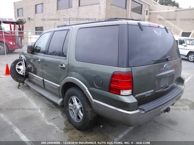 1FMFU18L44LA32064 - 2004 FORD EXPEDITION EDDIE BAUER GREEN photo 3