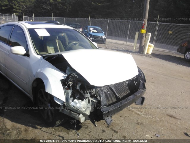 1N4BA41E97C805436 - 2007 NISSAN MAXIMA SE/SL WHITE photo 6