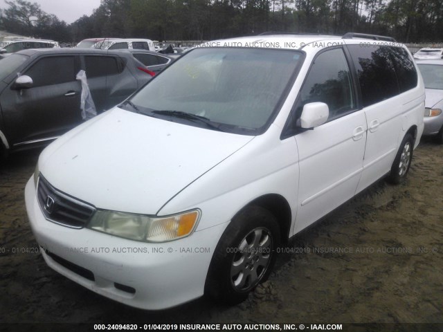 5FNRL18063B108914 - 2003 HONDA ODYSSEY EXL WHITE photo 2