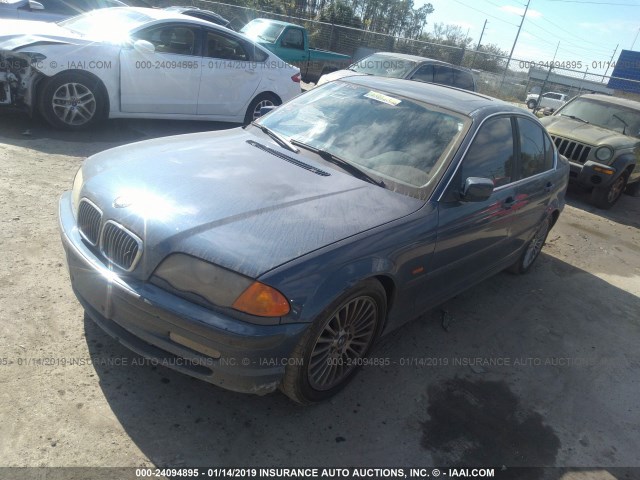 WBAAV53461FJ69341 - 2001 BMW 330 I BLUE photo 2