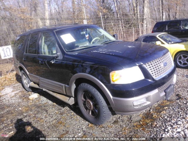 1FMPU17L14LA08732 - 2004 FORD EXPEDITION EDDIE BAUER BLACK photo 1