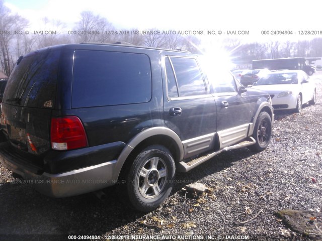 1FMPU17L14LA08732 - 2004 FORD EXPEDITION EDDIE BAUER BLACK photo 4