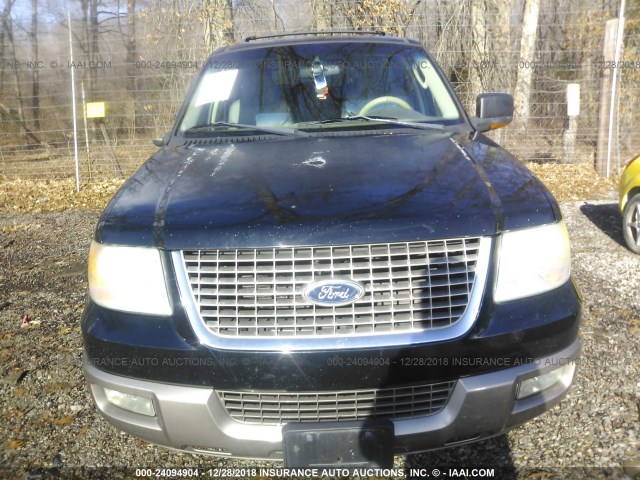 1FMPU17L14LA08732 - 2004 FORD EXPEDITION EDDIE BAUER BLACK photo 6