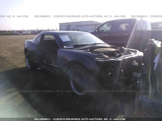 2G1FA1E36D9136492 - 2013 CHEVROLET CAMARO LS BLUE photo 1