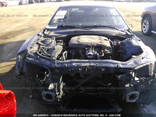 2G1FA1E36D9136492 - 2013 CHEVROLET CAMARO LS BLUE photo 10