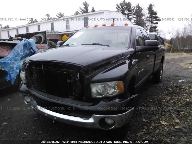 3D7LU38614G153375 - 2004 DODGE RAM 3500 ST/SLT BLACK photo 2