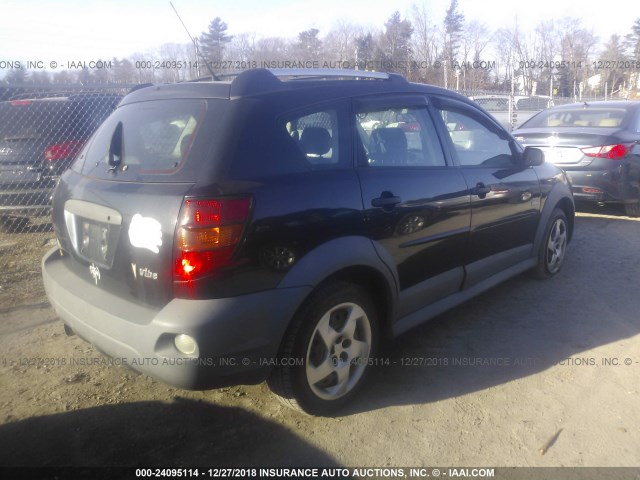 5Y2SL62884Z436165 - 2004 PONTIAC VIBE BLACK photo 4