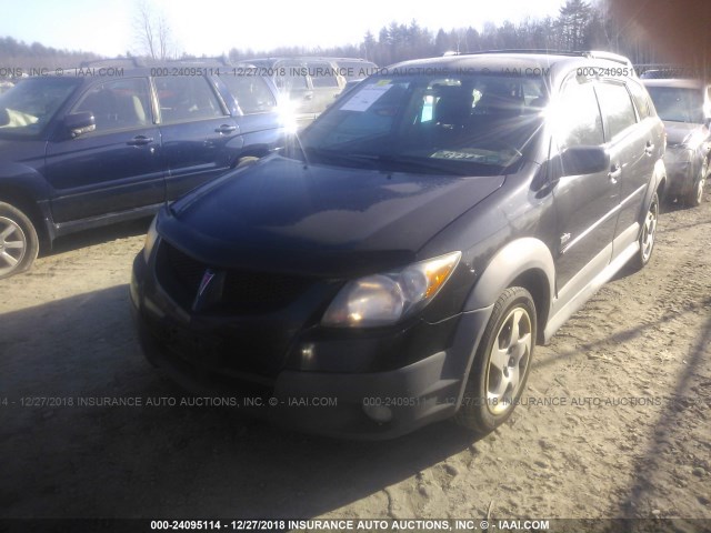 5Y2SL62884Z436165 - 2004 PONTIAC VIBE BLACK photo 6